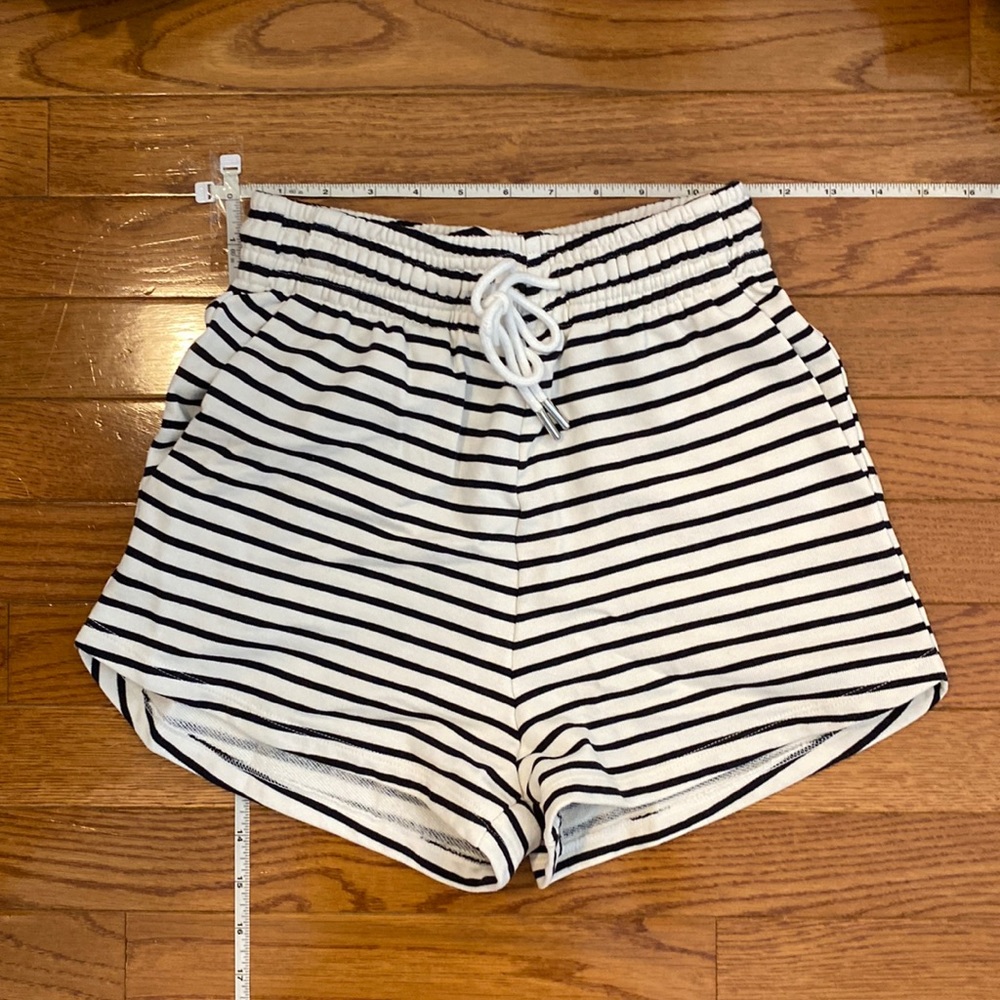 Cute, summer, sailor, nautical striped cotton shorts